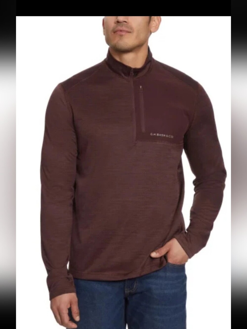 G.H. Bass & Co. Men's Reddish Brown Sweatshirt